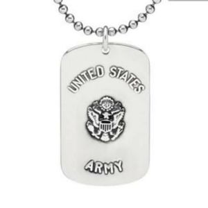 Army or Navy Pendants on ball/chain